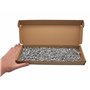 SKIR'CO (500 pièces) Rivets aveugles en aluminium à tête fraisée 4,0 x 6 mm, mandrin en acier, rivets pop