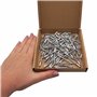 SKIR'CO (100 pièces) Rivets aveugles en aluminium à tête fraisée 4,0 x 12 mm, mandrin en acier, rivets pop