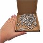 SKIR'CO (50 pièces) Rivets aveugles à tête fraisée en aluminium 4.8 x 12 mm Mandrin en acier Rivets pop