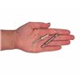 SKIR'CO (30 pièces) Rivets Aveugles à Grande Bride en Aluminium 5,0 x 18 mm, Mandrin en Acier, Foret Inclus