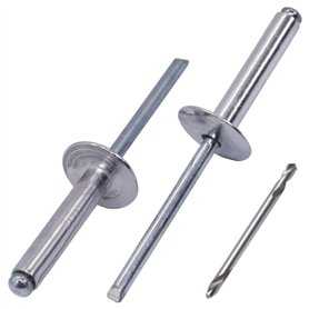 SKIR'CO (30 pièces) Rivets Aveugles à Grande Bride en Aluminium 5