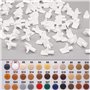 SKIR'CO Lot de 50 chevilles de support d'étagère en plastique de 5 mm, Blanc (S1)
