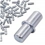 SKIR'CO Lot de 20 épingles d'étagère en métal 4 x 16 mm