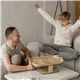 VAU! Mini table de hockey sur air – Table de baby-foot magnétique en bois pour enfants et adultes – Jeu de table respectueux de