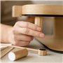 VAU! Mini table de hockey sur air – Table de baby-foot magnétique en bois pour enfants et adultes – Jeu de table respectueux de 