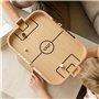 VAU! Mini table de hockey sur air – Table de baby-foot magnétique en bois pour enfants et adultes – Jeu de table respectueux de 