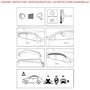 FLLBING Déflecteurs de Voiture Fenêtre Latérale pour Audi Q3 F3 2019-2022, Déflecteurs de Pluie, Déflecteurs d'air, Aérodynamiqu