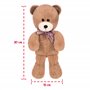 Ours Brun Peluche pour Bébé 0+ - Cadeau Naissance Fille e