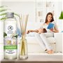 Recharge pour Diffuseur de Jasmin 200ml - Naturelle Huile Essentielle de Jasmin - Parfum Frais et de Longue Durée - Idéal pour A