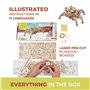 UGEARS Hexapod Explorer Puzzle 3D - Kits de modèle de Robot araignée mécanique Cadeau de fête des pères pour Adultes Puzzles en 