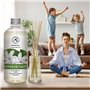 Recharges Diffuseur Roseaux de Monoï de Tahiti & Jasmin - 2 x 500 ml - Parfum Ambiance - Desodorisant Maison - Diffuseur de Parf
