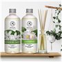 Recharges Diffuseur Roseaux de Monoï de Tahiti & Jasmin - 2 x 500 ml - Parfum Ambiance - Desodorisant Maison - Diffuseur de Parf