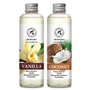 Recharge pour Diffuseur de Vanille 200ml - Parfum de la Noix de Coco 200ml - Diffuseur Parfum Maison - Parfum Frais et de Longue