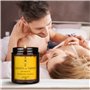 Bougie de Massage Monoï de Tahiti 100g - Bougie de Cire de Soja - Mélange d'Huiles de Noix de Coco & de Monoï de Tahiti - Oléoré