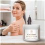Gommage pour le Сorps noix de Coco 500 g - Gommage au Sel pour le Сorps - Gommage Corporel à Huile de Coco et à Huile de Pépins 