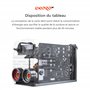 Dnipro-M SAB-14D Poste à Souder Inverter 230V 140A Soudeur IGBT avec Fonction HotStart et Protection Thermique, Électrode de 1,6
