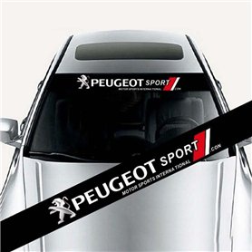 ARRYEDCN Pare-Brise Avant Autocollant pour Peugeot 2008 206 207 3008 301 307 308 - Bande Pare-Soleil pour Fenêtre de Voiture