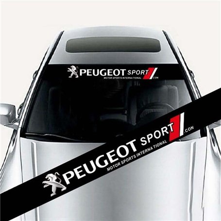 ARRYEDCN Pare-Brise Avant Autocollant pour Peugeot 2008 206 207 3008 301 307 308 - Bande Pare-Soleil pour Fenêtre de Voiture