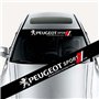 ARRYEDCN Pare-Brise Avant Autocollant pour Peugeot 2008 206 207 3008 301 307 308 - Bande Pare-Soleil pour Fenêtre de Voiture
