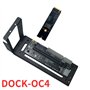 Kochenty Pour Oculink/M.2 NVMe Carte Graphique Externe Ordinateur Portable Boîtier EGPU Dock PCIE 4.0 X4 Gen4 Ordinateur Portabl