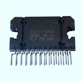 HLELU TDA7388 Circuit IntéGré D'Amplificateur de Puissance Audio D'Amplificateur de Puissance TDA-7388 Nouveau