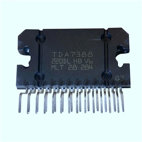 HLELU TDA7388 Circuit IntéGré D'Amplificateur de Puissance Audio D'Amplificateur de Puissance TDA-7388 Nouveau