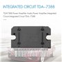 HLELU TDA7388 Circuit IntéGré D'Amplificateur de Puissance Audio D'Amplificateur de Puissance TDA-7388 Nouveau
