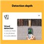 Sarpoer 1 PCS 5-En-1 Détecteur Électronique Mur Stud Finder Capteur Mur Scanner ABS Mur Scanner Bord Centre Détecter Bois Poutre