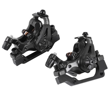 Hztuang Étrier de frein à disque avant et arrière pour vélo XC VTT Speed Clip Dual Piston Frein à disque mécanique