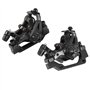 Hztuang Étrier de frein à disque avant et arrière pour vélo XC VTT Speed Clip Dual Piston Frein à disque mécanique