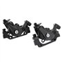 Hztuang Étrier de frein à disque avant et arrière pour vélo XC VTT Speed Clip Dual Piston Frein à disque mécanique