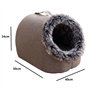 Reapyyt Niche anti-rayure pour animaux domestiques, lit fermé, peluche pour chatons, chaud et doux, niche pour animaux domestiqu