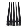 Qiaohome Lot de 5 brosses anti-statiques ESD en plastique avec manche rond Noir 1