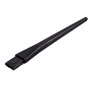 Qiaohome Lot de 5 brosses anti-statiques ESD en plastique avec manche rond Noir 1,5 x 0,5 cm