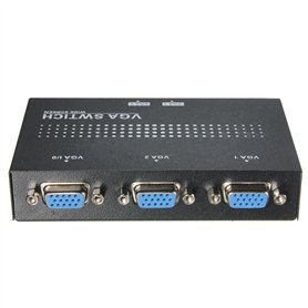 Foemey 2 entrées 1 sortie VGA VGA 2 ports un moniteur deux sources Commutateur manuel Répartiteur