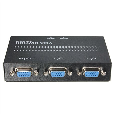Foemey 2 entrées 1 sortie VGA VGA 2 ports un moniteur deux sources Commutateur manuel Répartiteur