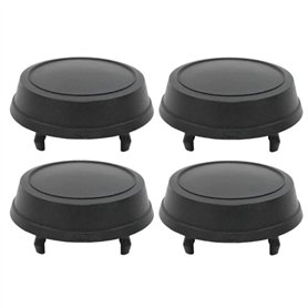 LIUIN 4 pièces Cache Moyeux pour Ford Transit Mk4 Mk5 Mk6 Mk7 (1991-2014)