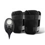 Jenbnoau Mise à Niveau EMS ÉLectrique Stimulateur Musculaire Masseur Fitness TENS Anti Cellulite Jambes Ceintures EntraîNeur Min