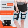 Jenbnoau Mise à Niveau EMS ÉLectrique Stimulateur Musculaire Masseur Fitness TENS Anti Cellulite Jambes Ceintures EntraîNeur Min