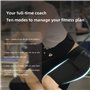 Jenbnoau Mise à Niveau EMS ÉLectrique Stimulateur Musculaire Masseur Fitness TENS Anti Cellulite Jambes Ceintures EntraîNeur Min