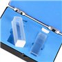 YUMIN Cuvette de Quartz, Cuves de SpectrophotomèTre 10 Mm de Longueur de Trajet, 45 Mm de Hauteur, 3,5 Ml de Capacité - 2 PCS