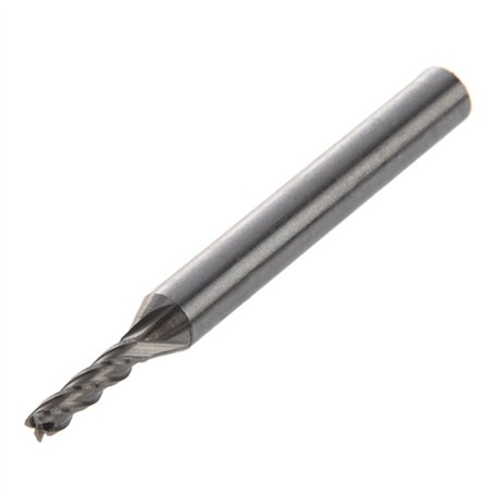 Uanratg 3 x 6 x 12 x 60 mm 4 flûtes HSS AL Outil coupe-fraise d'extrémité