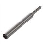Uanratg 3 x 6 x 12 x 60 mm 4 flûtes HSS AL Outil coupe-fraise d'extrémité