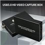 SUPIRING Carte de capture vidéo USB3.0 3G-SDI HD 1080P 60Hz Boîtier de capture vidéo Convertisseur Adaptateur Compatible avec SD
