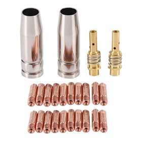 TORR Pour MB15 15AK MIG Kit de Chalumeau de Soudure Pointe de Contact Diffuseur de Buse MIG Kit d'accessoires de Chalumeau de So
