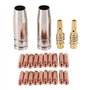 TORR Pour MB15 15AK MIG Kit de Chalumeau de Soudure Pointe de Contact Diffuseur de Buse MIG Kit d'accessoires de Chalumeau de So