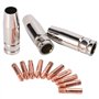 TORR Pour MB15 15AK MIG Kit de Chalumeau de Soudure Pointe de Contact Diffuseur de Buse MIG Kit d'accessoires de Chalumeau de So