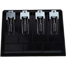 arlote Pochette Rigide Caisse de Caisse Enregistreuse Nouveau Classifier Magasin Caissette à Monnaie Coffret à Tiroir-Caisse Pla