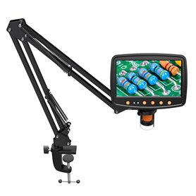 Buqpow RIEVBCAU Bras de microscope flexible