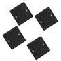 MRNHA 100 pieces auto-adhesif cable attache base support 20 x 20 x 6mm